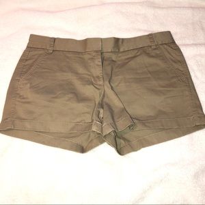 WORN ONCE J. Crew tan/khaki shorts